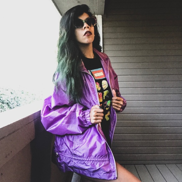 Vintage Jackets & Blazers - Vintage 90’s Lilac Windbreaker